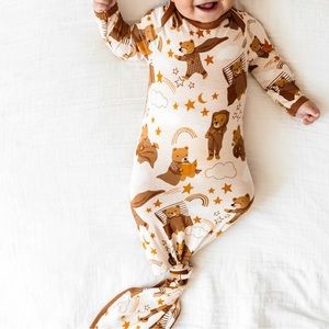 Little Sleepies Newborn Bear Gown